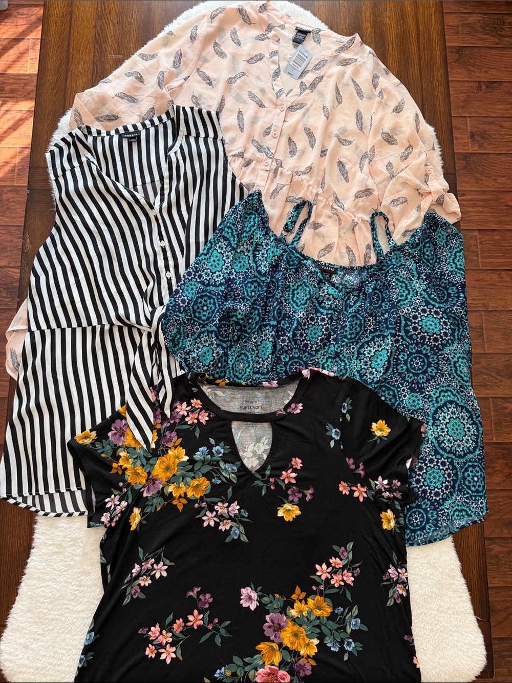 Lot of 4 Torrid Tops Size 3